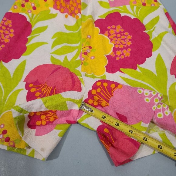 Lilly Pulitzer Floral 100% Cotton 5" Shorts Womens Size 0 - Picture 7 of 8